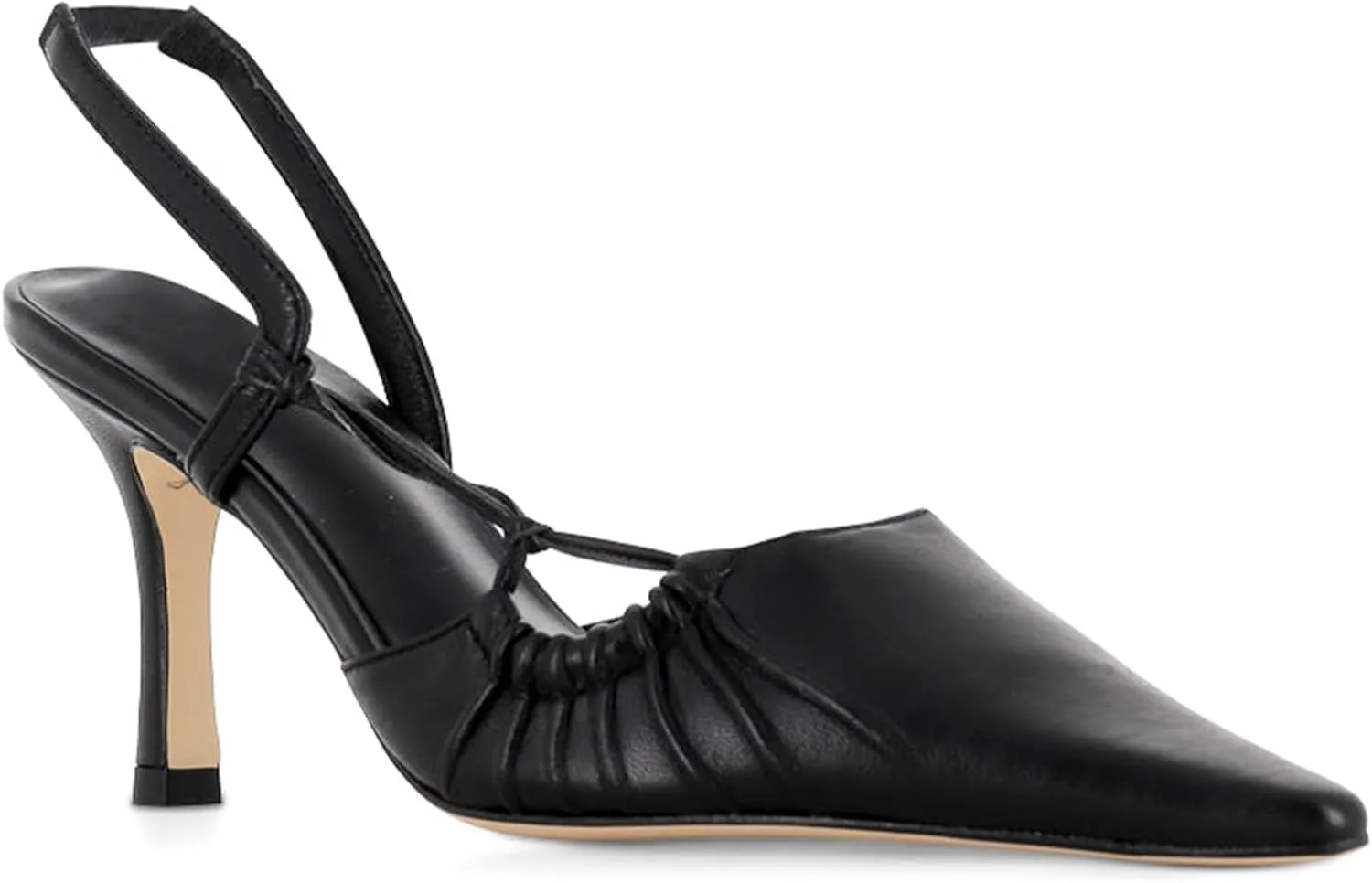 Womens Pointed Toe Stiletto High Heels Closed Toe Pleated Pumps Shoes Comfortable Slingback Heels Sexy Prom Heeled Sandals Casual Date High Heels