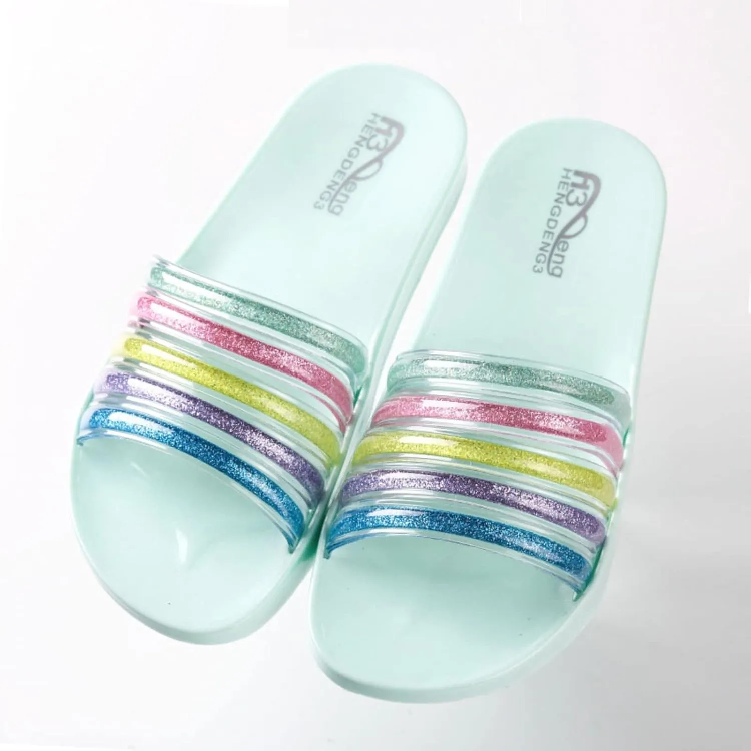 Women's Summer Fashion Slides Sandal Indoor Home Beach Non Slip Sandal Pillow Slippers Cloud Slippers for Women