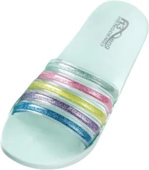 Women's Summer Fashion Slides Sandal Indoor Home Beach Non Slip Sandal Pillow Slippers Cloud Slippers for Women