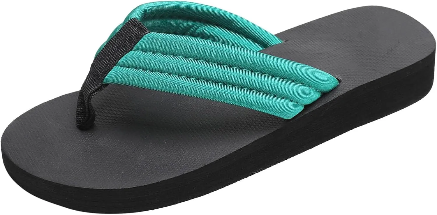 Womens Wedge Flip-Flop Comfortable Platform Thong Sandals Summer Casual Clip Toe Sandals Slip on Beach Slippers